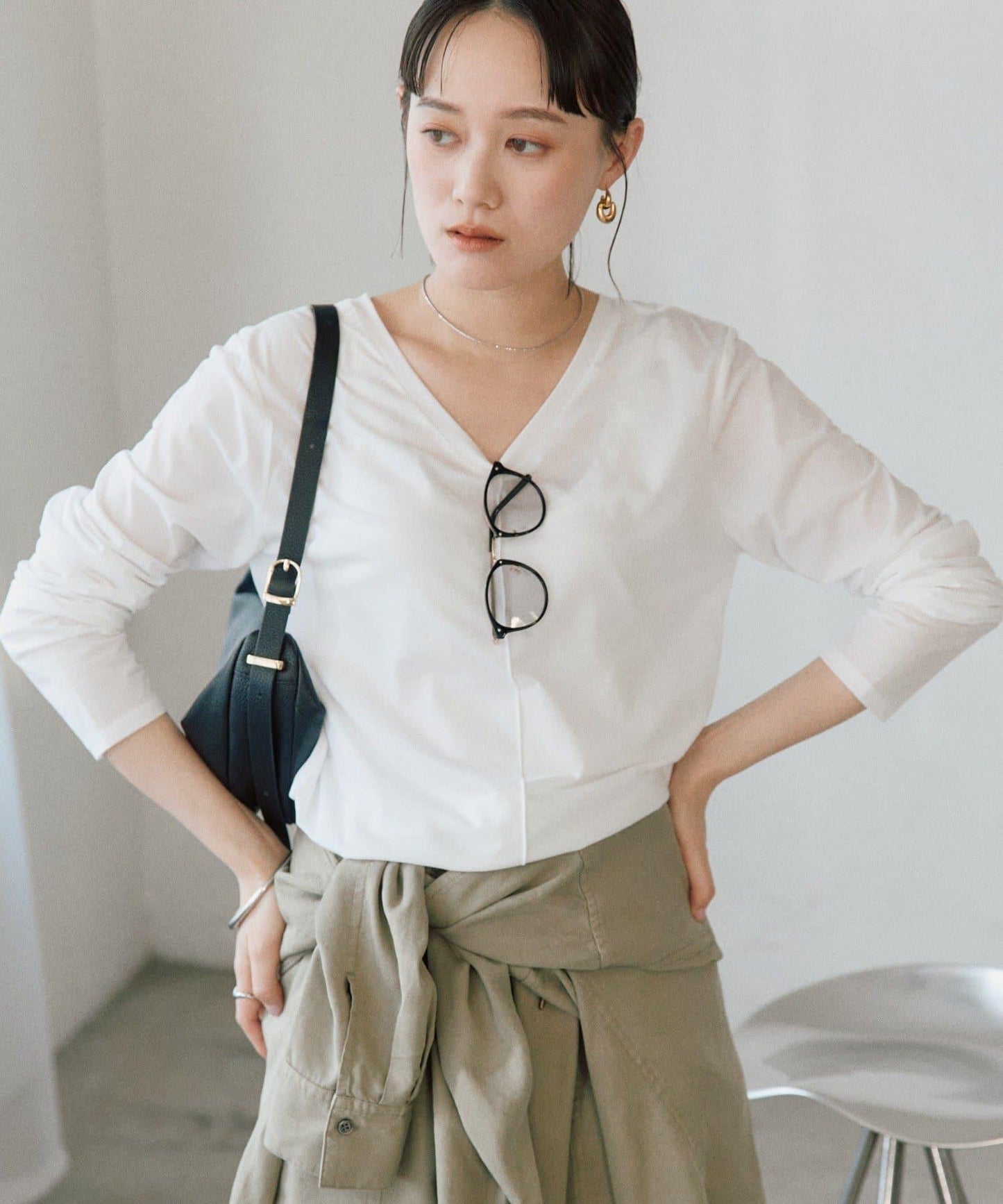 2way半透設計長袖T恤