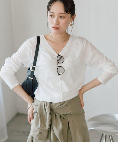 2way半透設計長袖T恤