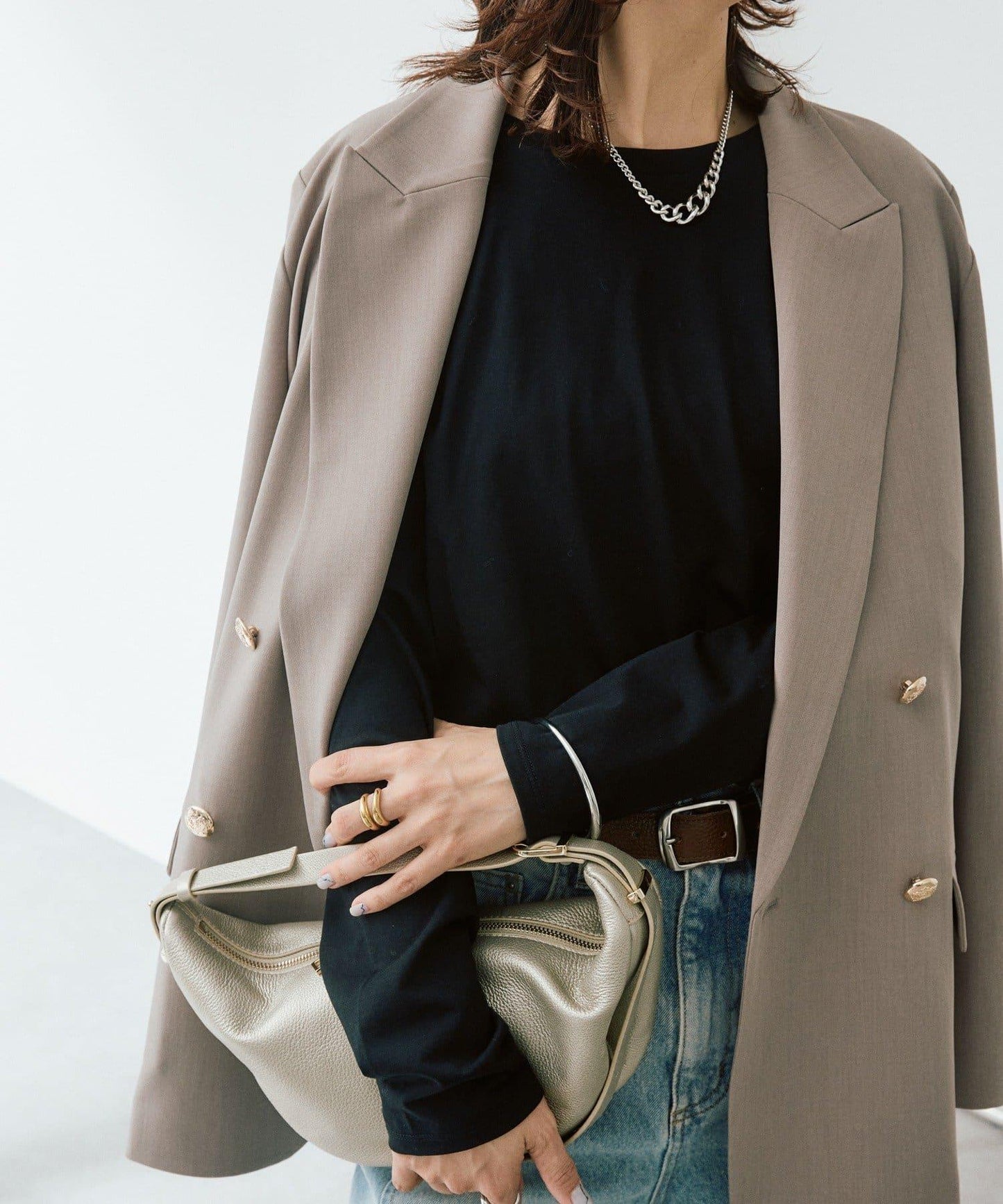 2way半透設計長袖T恤