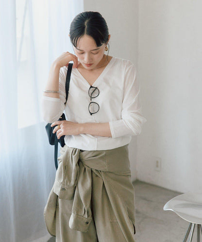 2way半透設計長袖T恤