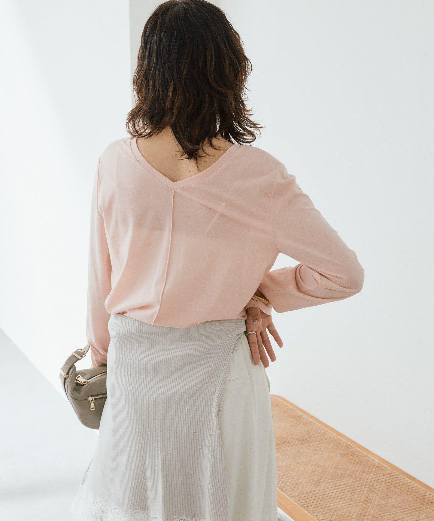 2way半透設計長袖T恤