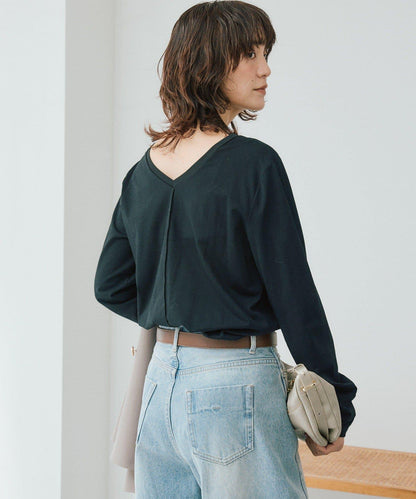 2way半透設計長袖T恤