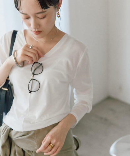 2way半透設計長袖T恤