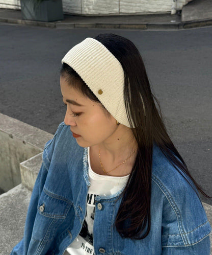 羅紋帶飾片髮帶