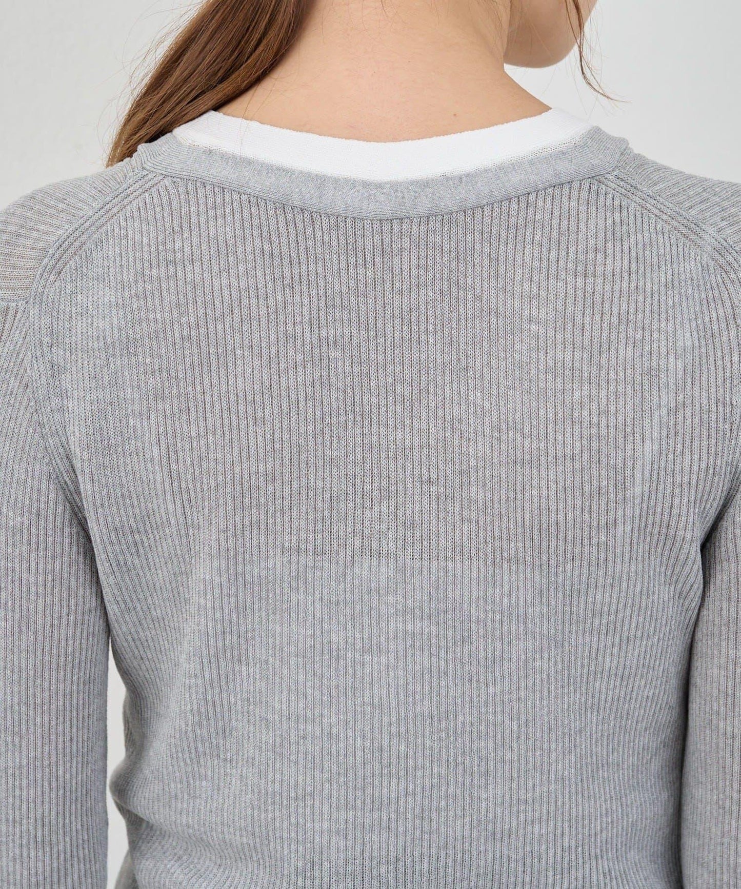 亨利領層次感針織上衣