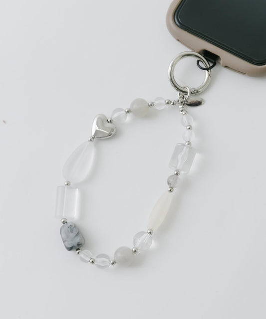 透明珠飾設計鑰匙鏈