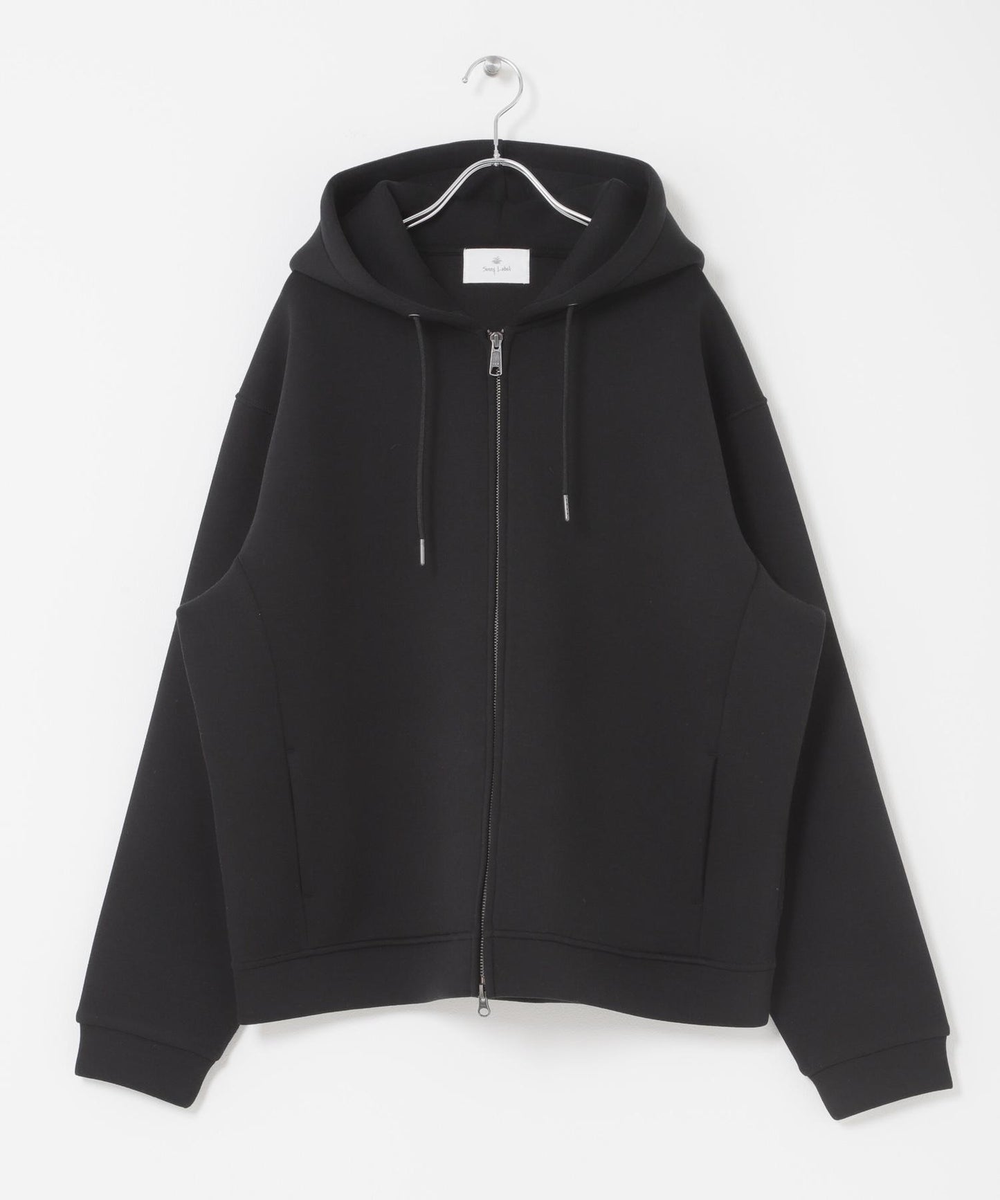 空氣層針織 拉鍊連帽衛衣