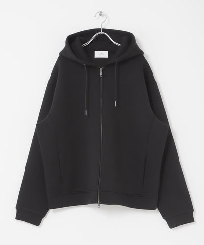 空氣層針織 拉鍊連帽衛衣