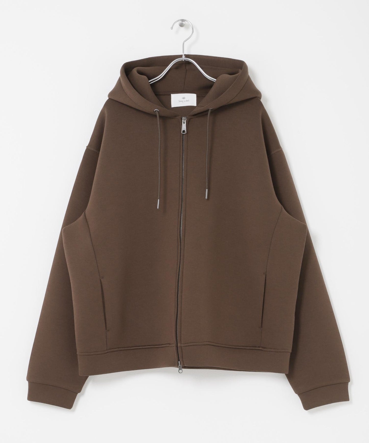 空氣層針織 拉鍊連帽衛衣