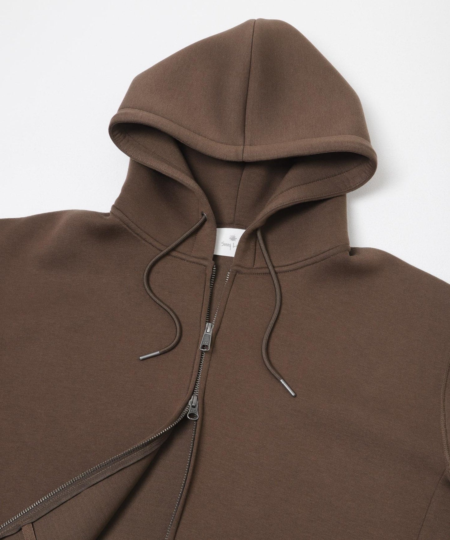 空氣層針織 拉鍊連帽衛衣