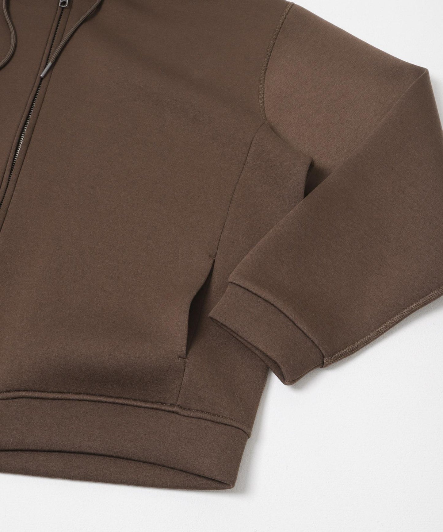 空氣層針織 拉鍊連帽衛衣