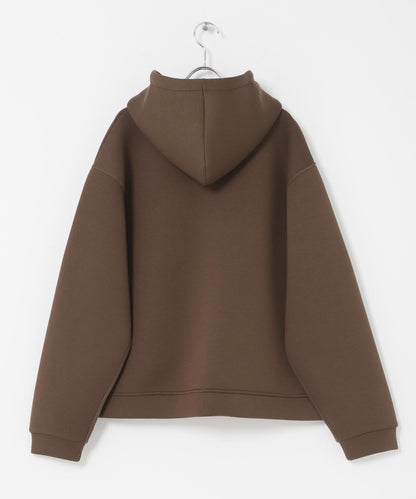 空氣層針織 拉鍊連帽衛衣