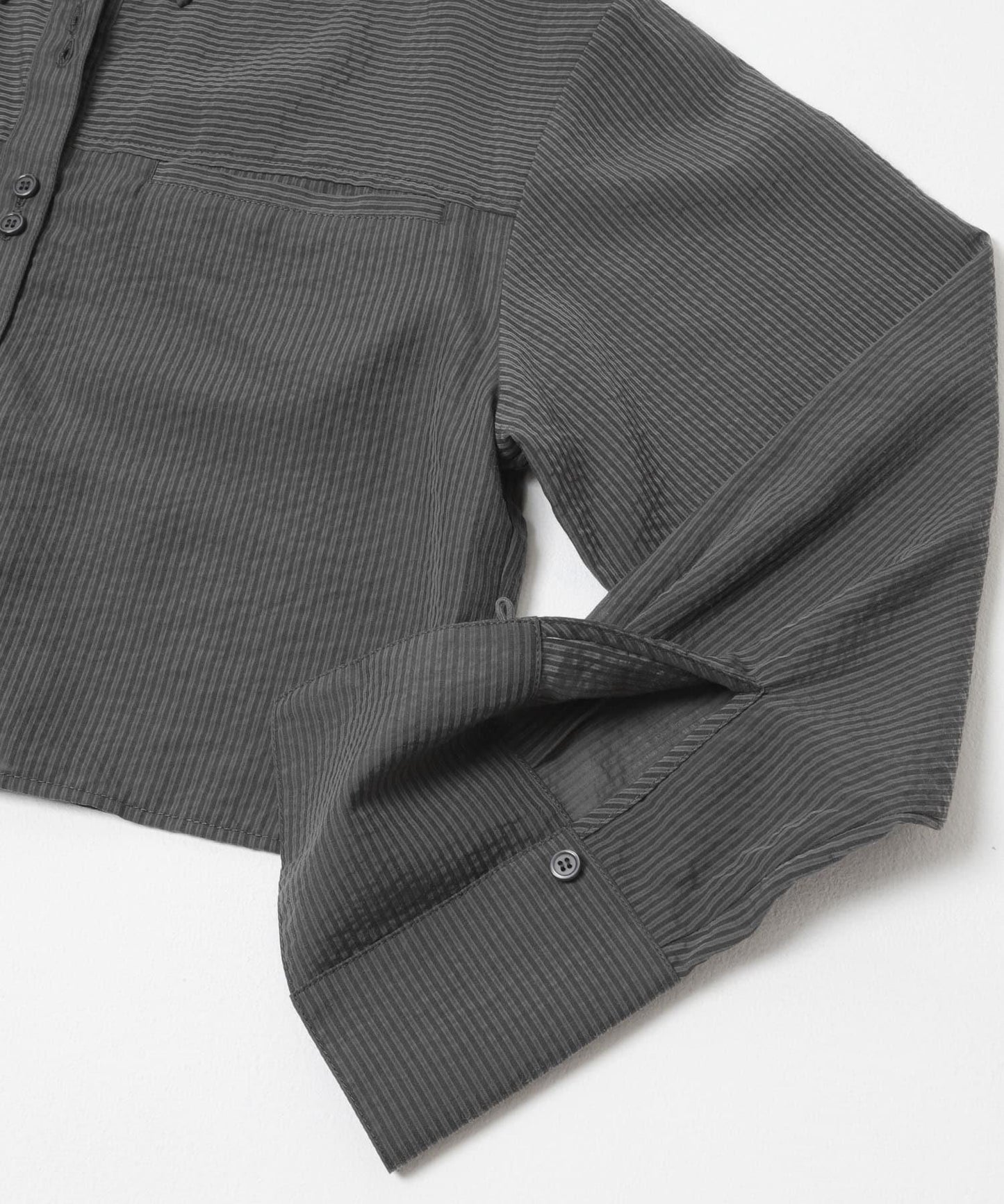 不規則下襬 胸衣套裝 襯衫