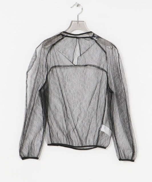AMOMENTO SHEER LACE MOCK NECK TOP 上衣