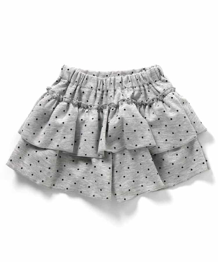 荷葉邊設計 彈力針織 裙褲