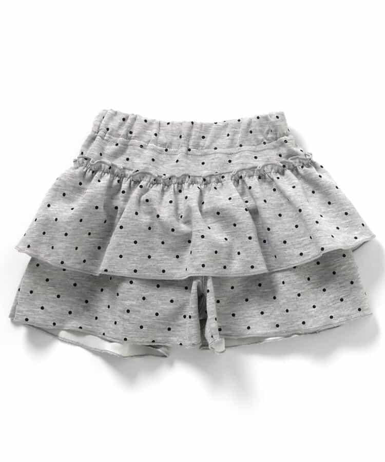 荷葉邊設計 彈力針織 裙褲