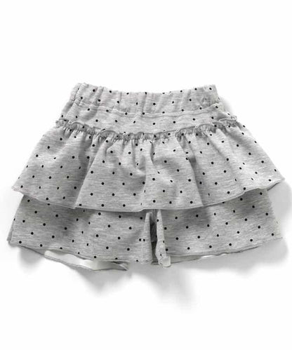 荷葉邊設計 彈力針織 裙褲