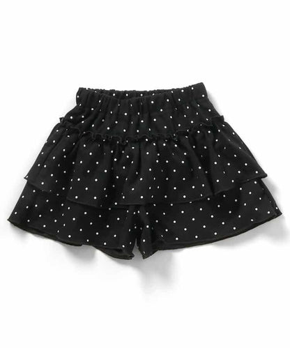 荷葉邊設計 彈力針織 裙褲