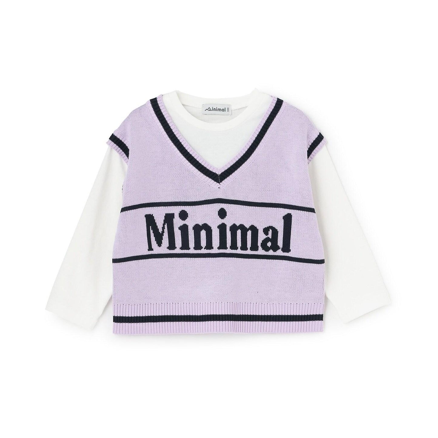 可水洗 背心疊穿設計 T恤