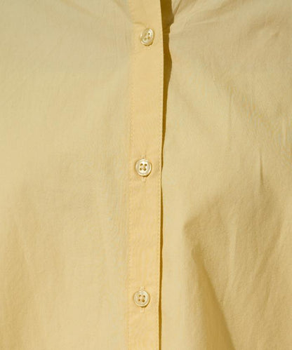 後荷葉邊 短款長袖 襯衫