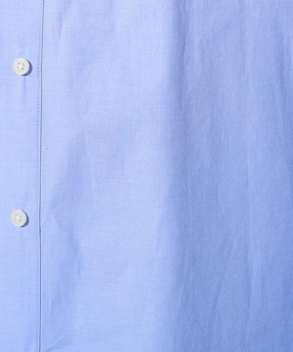 寬鬆版型 長袖有領 府綢襯衫