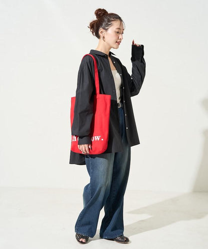 寬鬆版型 長袖有領 府綢襯衫