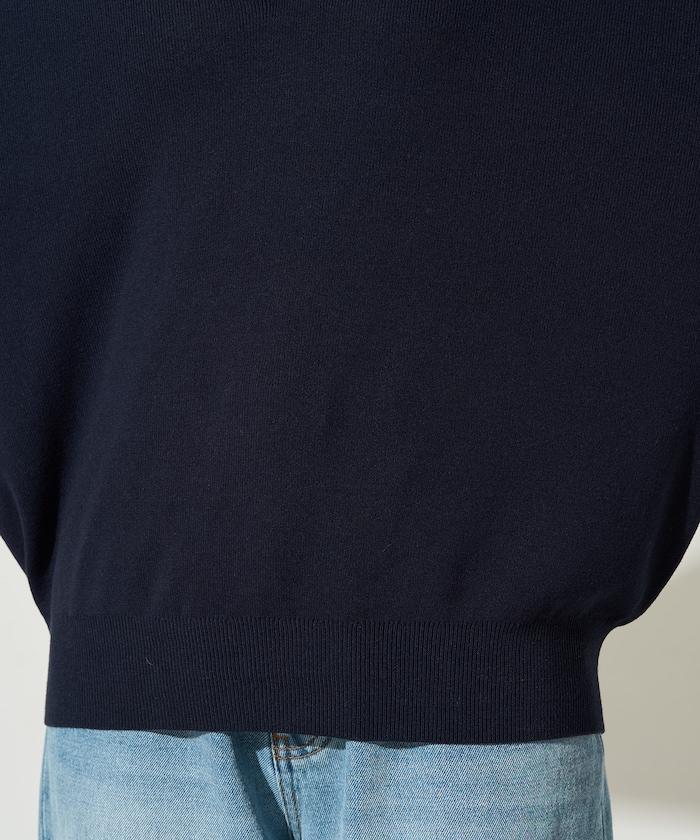 開領Polo領 長袖 針織套頭衫