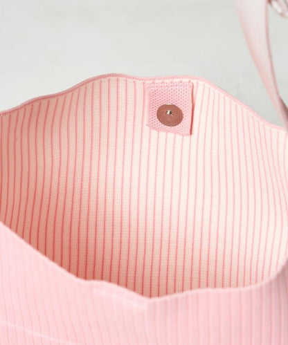 配色 單肩 荷葉邊 針織 單肩包