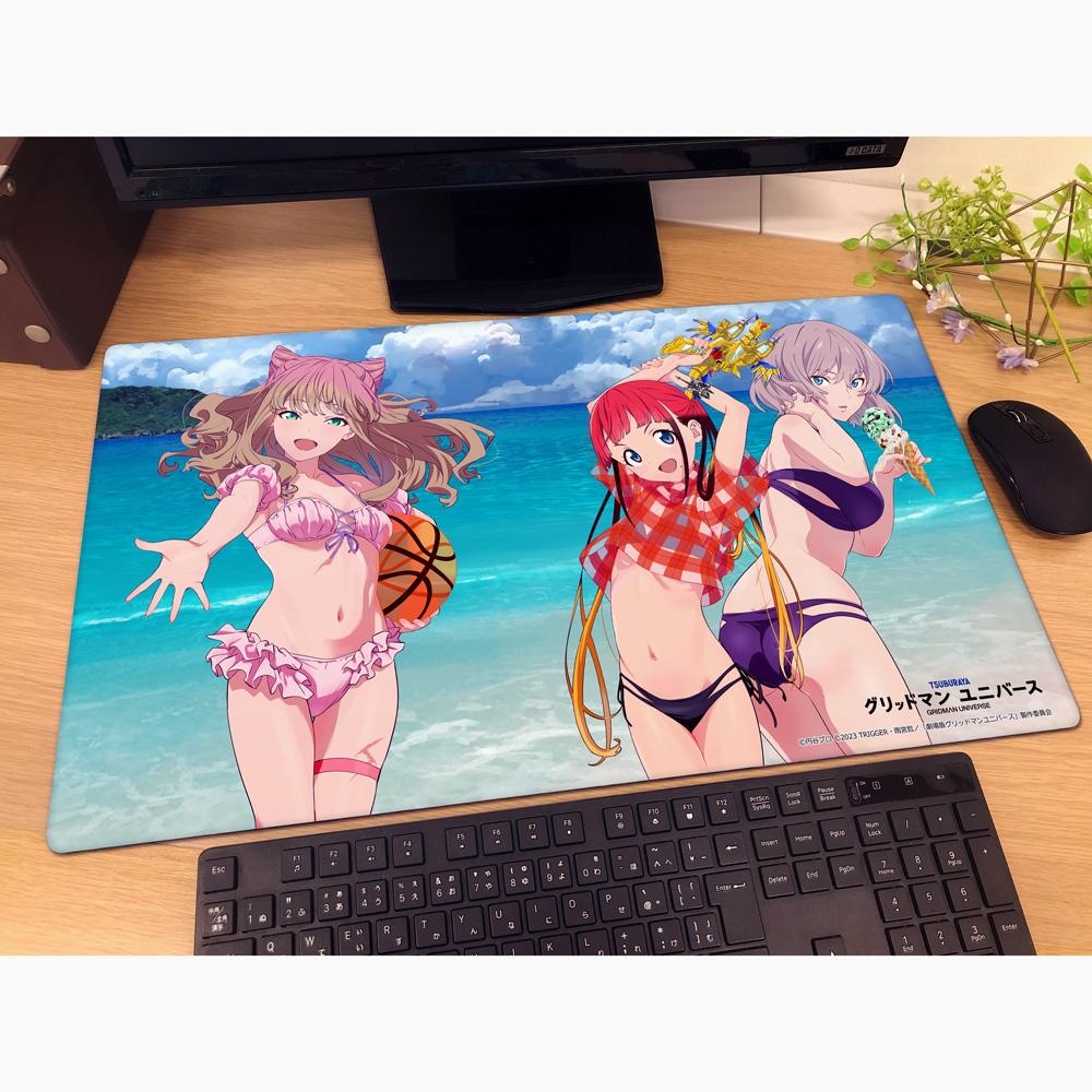 《電光超人古立特》ユニバース（電光超人古立特） 全新繪製系列 南夢芽&飛鳥川ちせ&ムジナ 橡膠墊 泳裝款