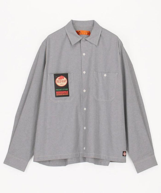 聯名 牛津紡短款長袖工裝襯衫