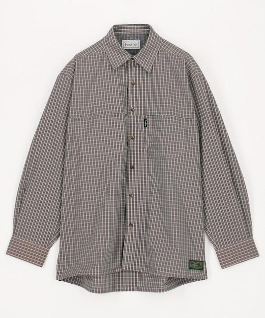 聯名款 漁夫口袋 長袖 抽繩襯衫