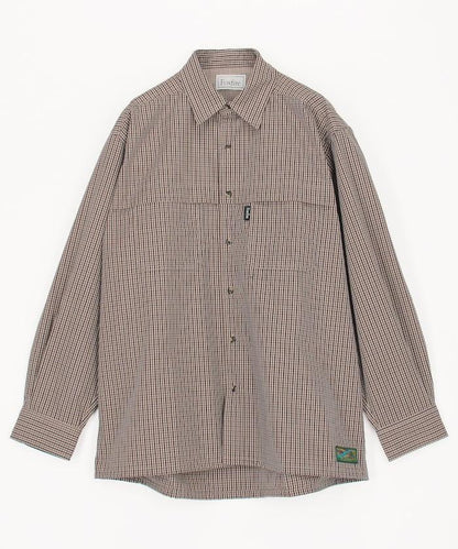 聯名款 漁夫口袋 長袖 抽繩襯衫