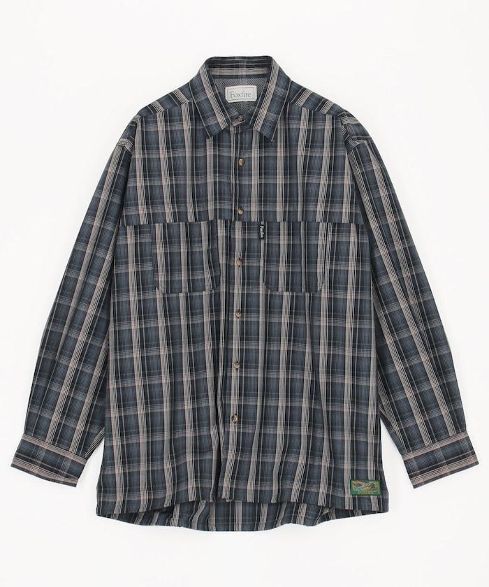 聯名款 漁夫口袋 長袖 抽繩襯衫