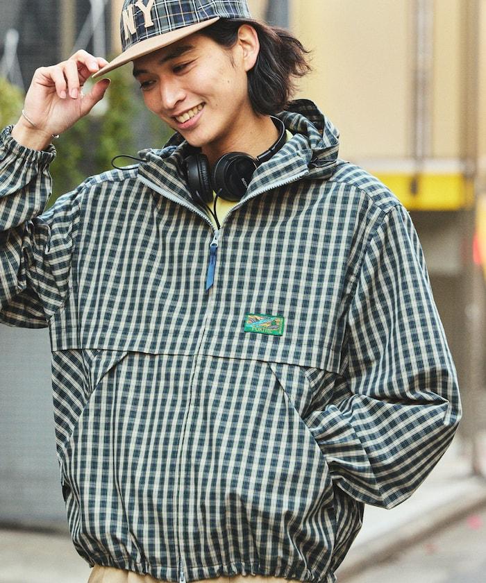 特別款 格紋 連帽 拉鍊襯衫夾克