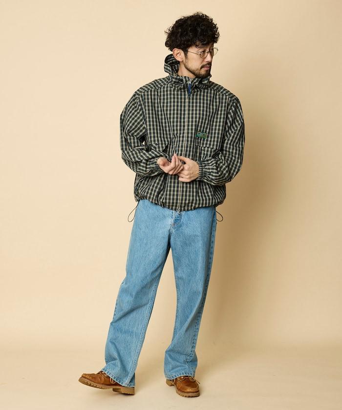 特別款 格紋 連帽 拉鍊襯衫夾克