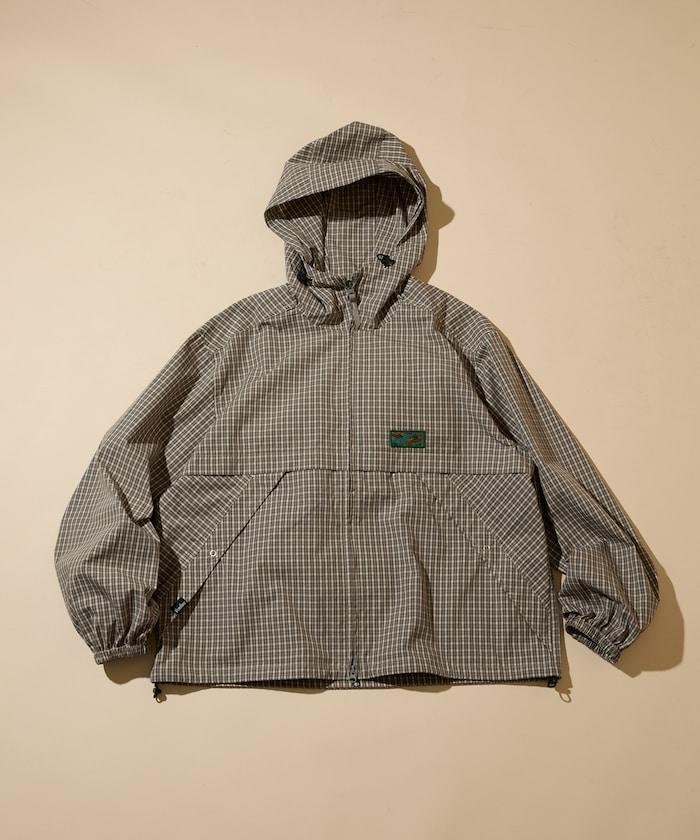 特別款 格紋 連帽 拉鍊襯衫夾克