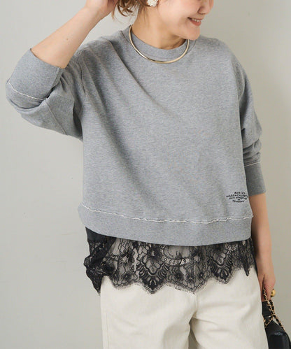 標誌刺繡短款衛衣