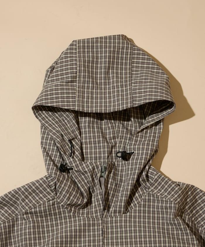 特別款 格紋 連帽 拉鍊襯衫夾克