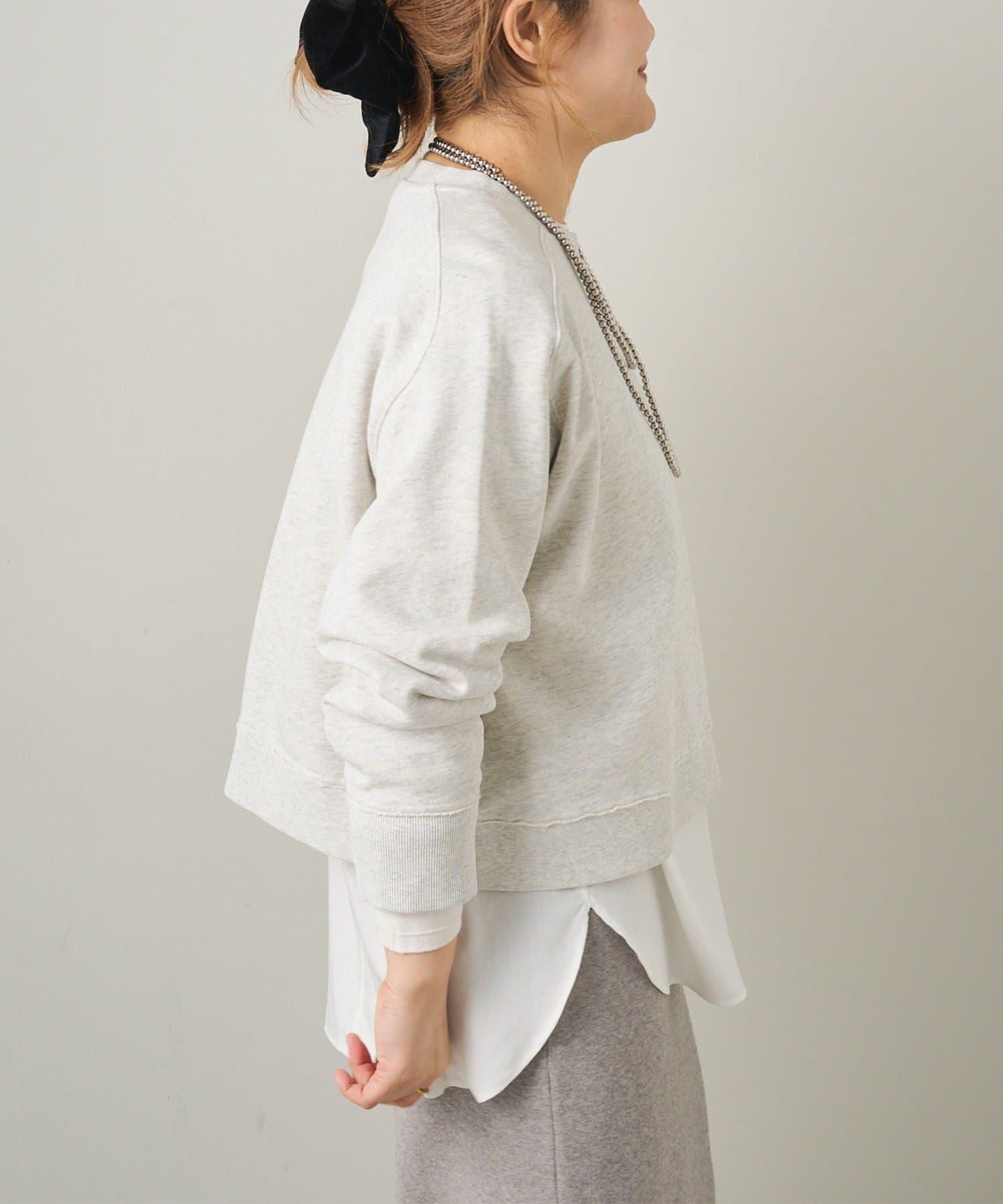 標誌刺繡短款衛衣