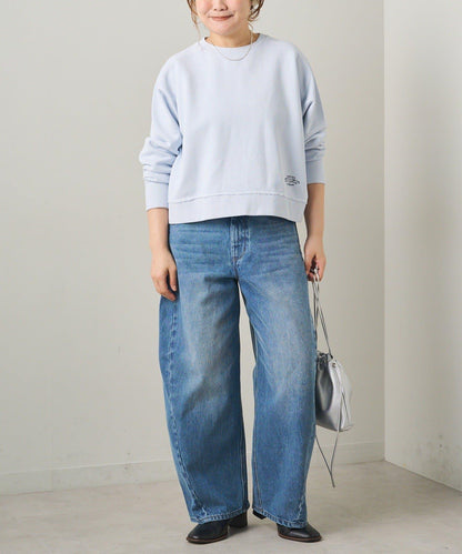 標誌刺繡短款衛衣