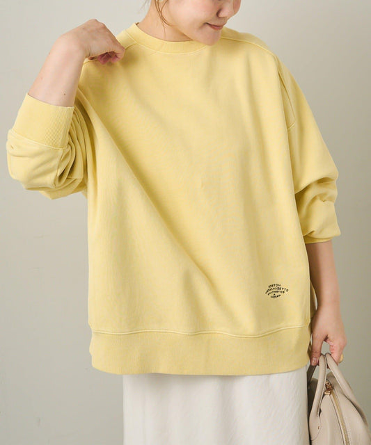 Logo刺繡長款衛衣