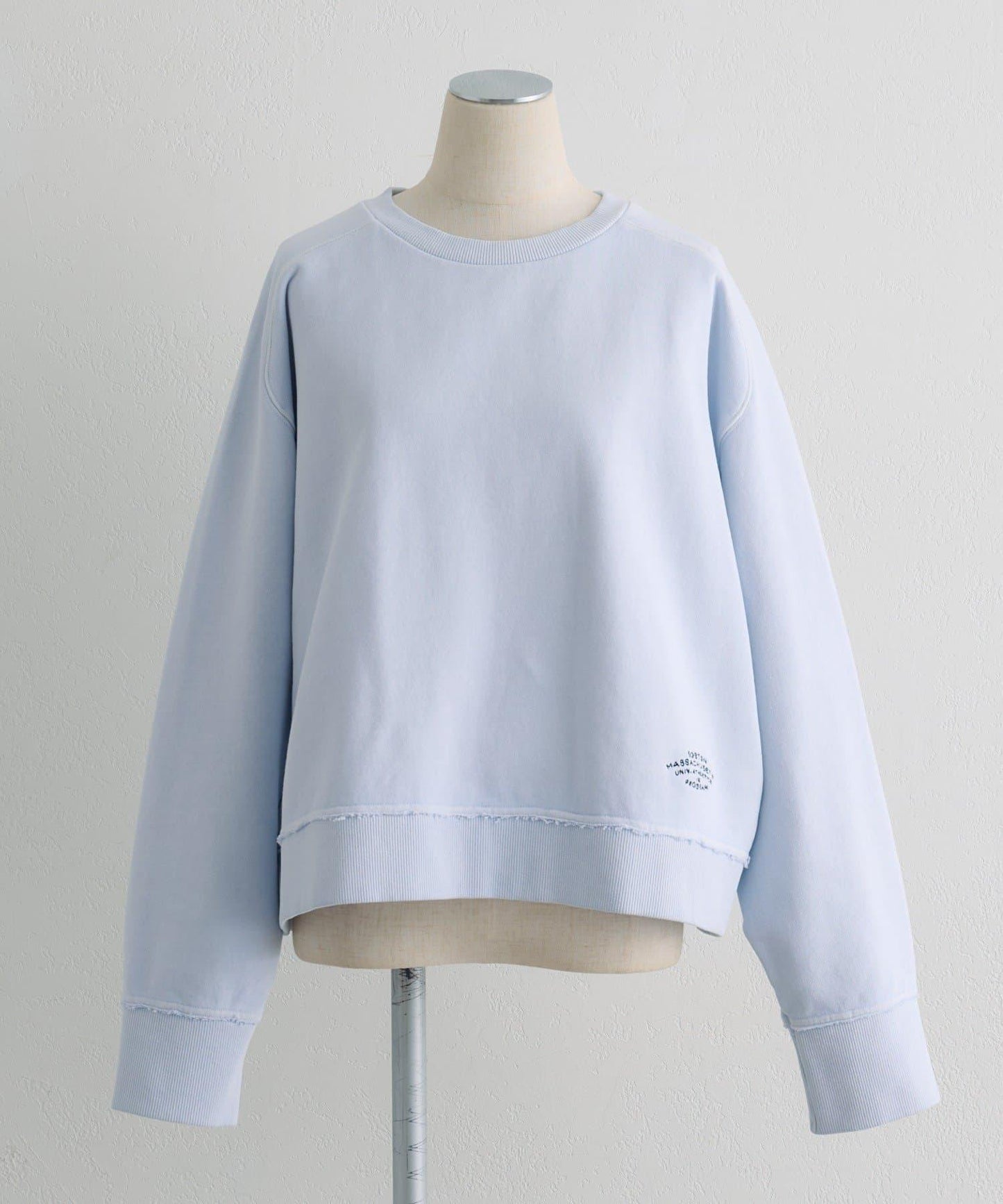 標誌刺繡短款衛衣