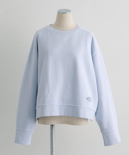 標誌刺繡短款衛衣