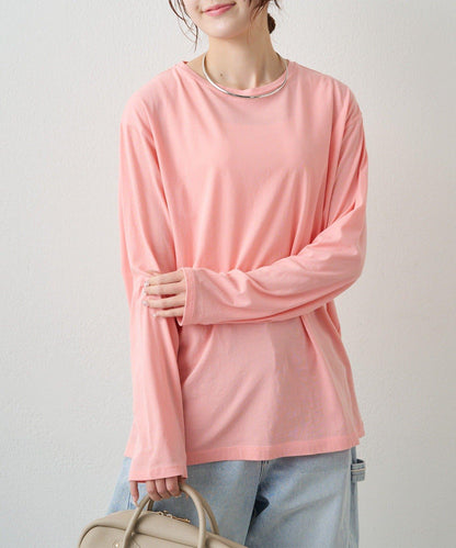 春色透膚棉質上衣