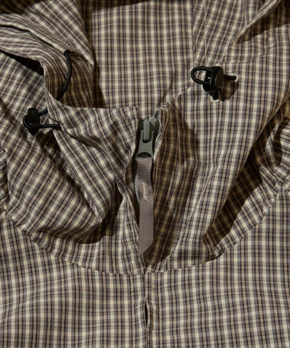 特別款 格紋 連帽 拉鍊襯衫夾克