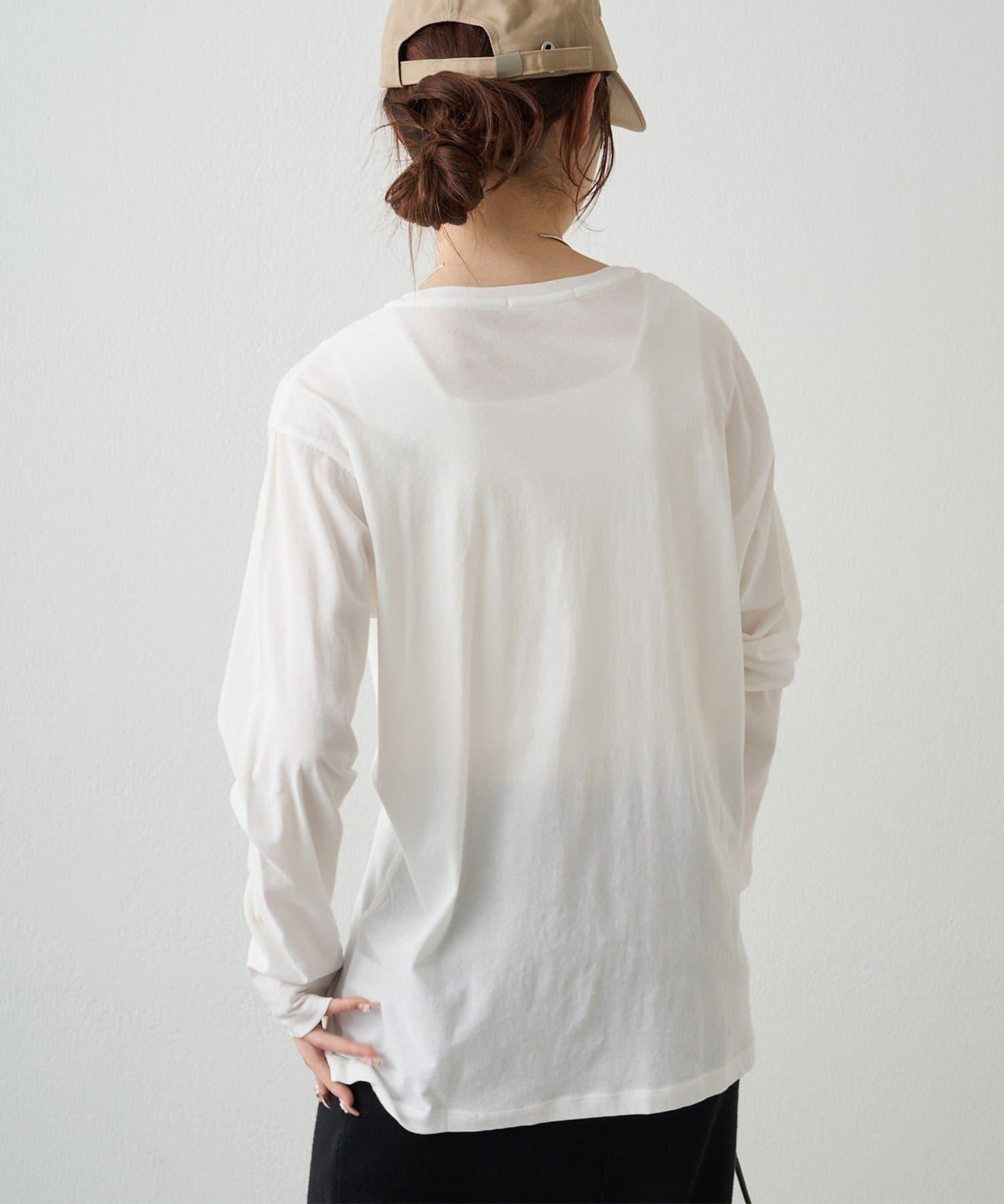 春色透膚棉質上衣