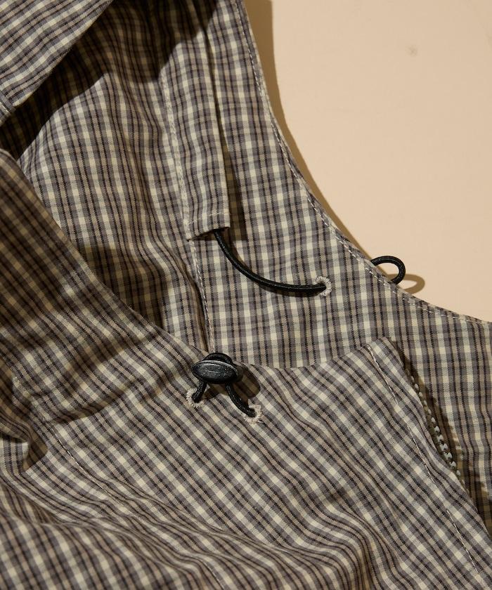 特別款 格紋 連帽 拉鍊襯衫夾克