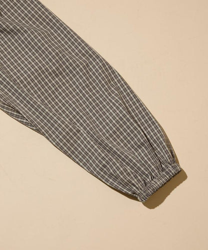 特別款 格紋 連帽 拉鍊襯衫夾克