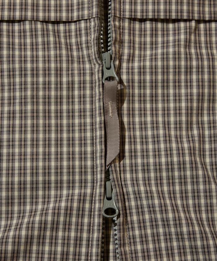 特別款 格紋 連帽 拉鍊襯衫夾克