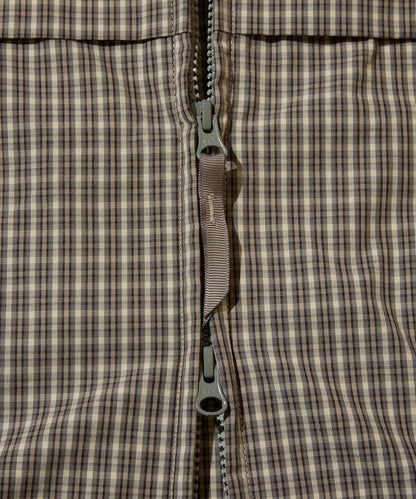 特別款 格紋 連帽 拉鍊襯衫夾克